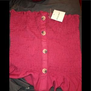 Women's Strapless Top.   Size Large. New